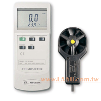 AM-4203HA　智慧型風速溫度計-歐規
www.yalab.com.tw　YaLab儀器儀表網