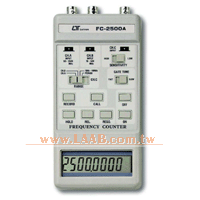FC-2500A　掌上型計頻器
www.yalab.com.tw　YaLab儀器儀表網