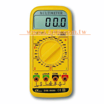 DM-9680三用電錶(RS232) - 結構說明--YaLab儀器儀表網