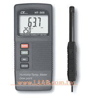 HT-305　溫濕度計+露點計
www.yalab.com.tw　YaLab儀器儀表網